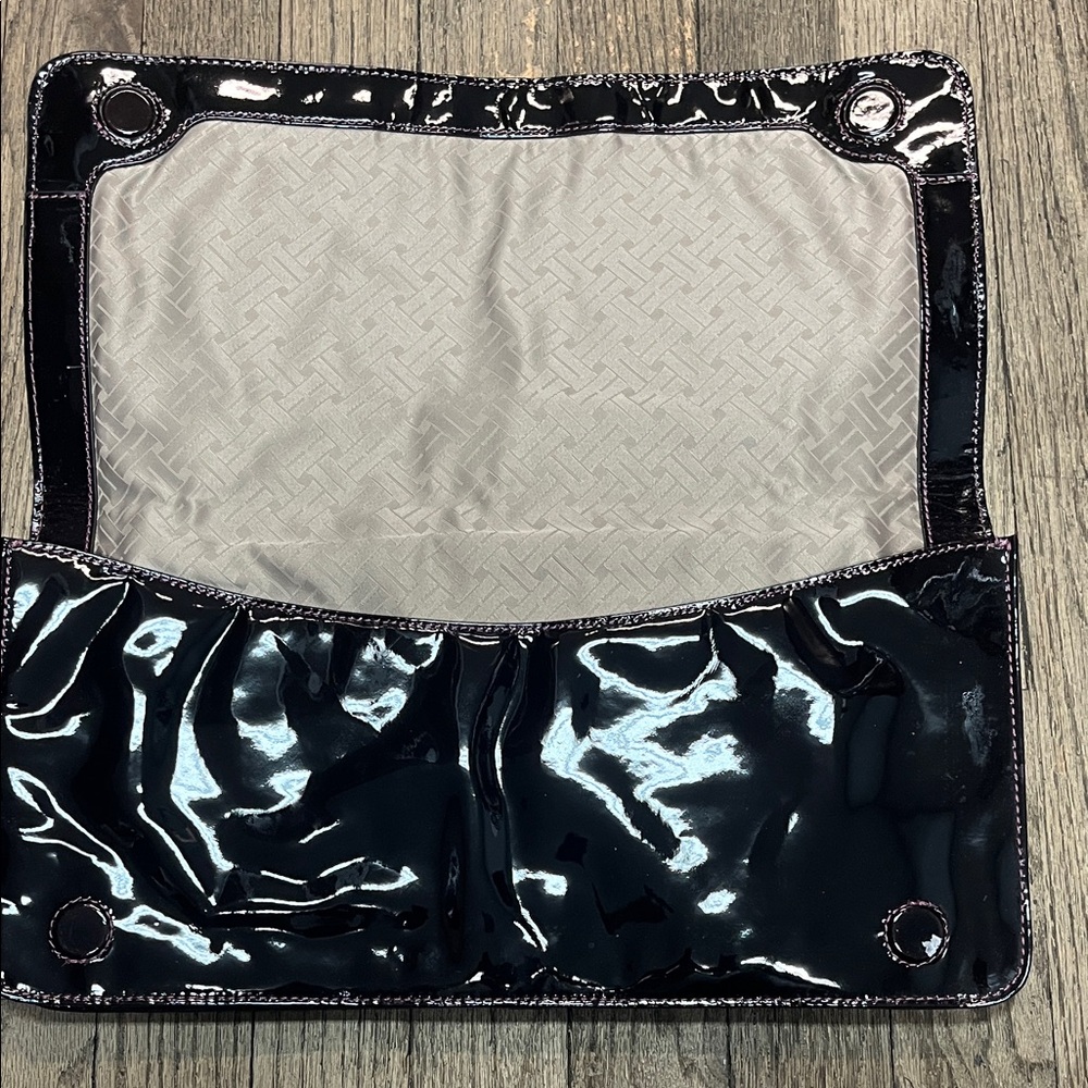 Black Textured Clutch - Picture 3 of 4